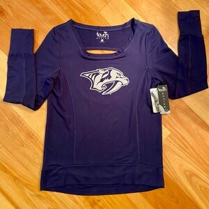 NWT Touch by Alyssa Milano Nashville Predators Long Sleeve Medium Shirt